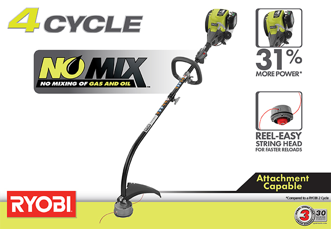 ryobi 4 cycle weed trimmers